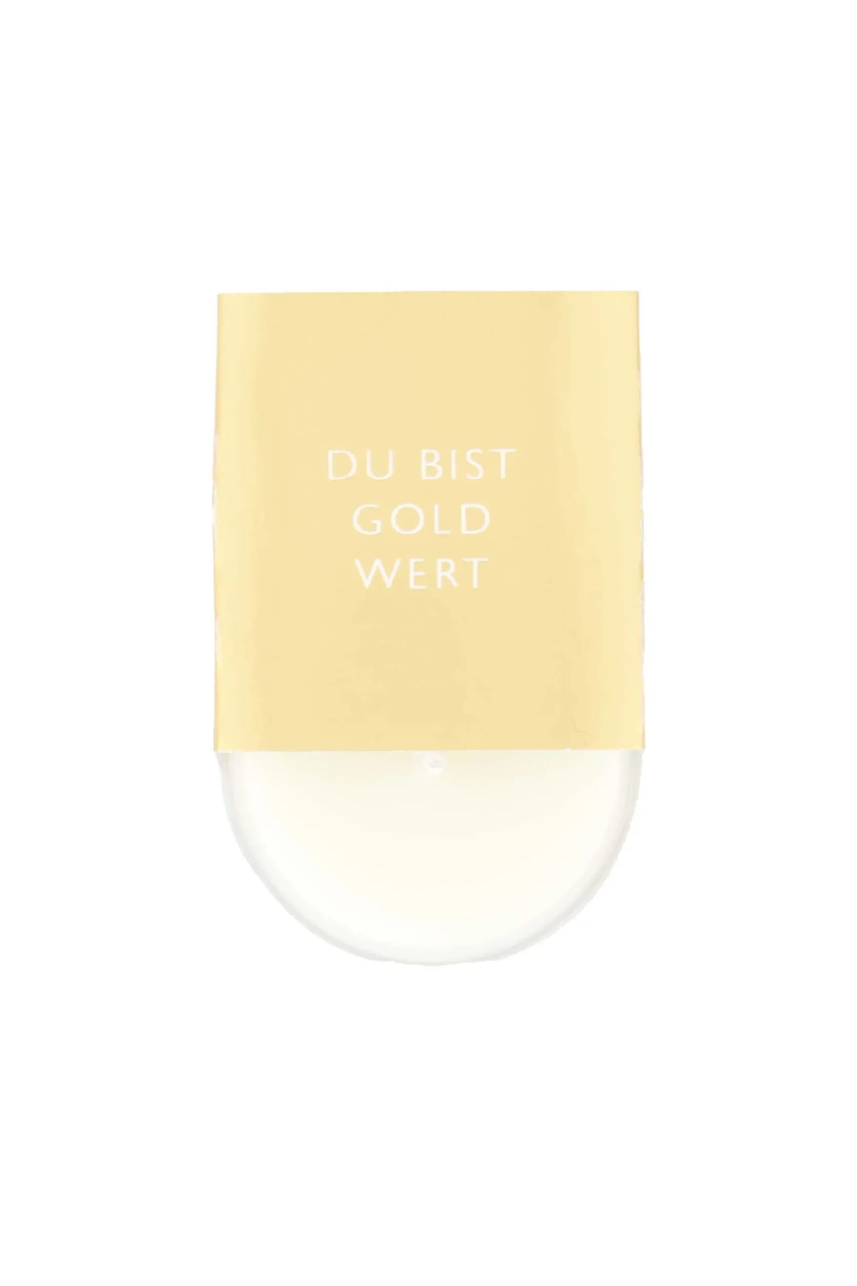 geurkaarsje in wikkel du bist gold wert
