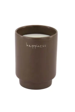 geurkaars keramiek happiness