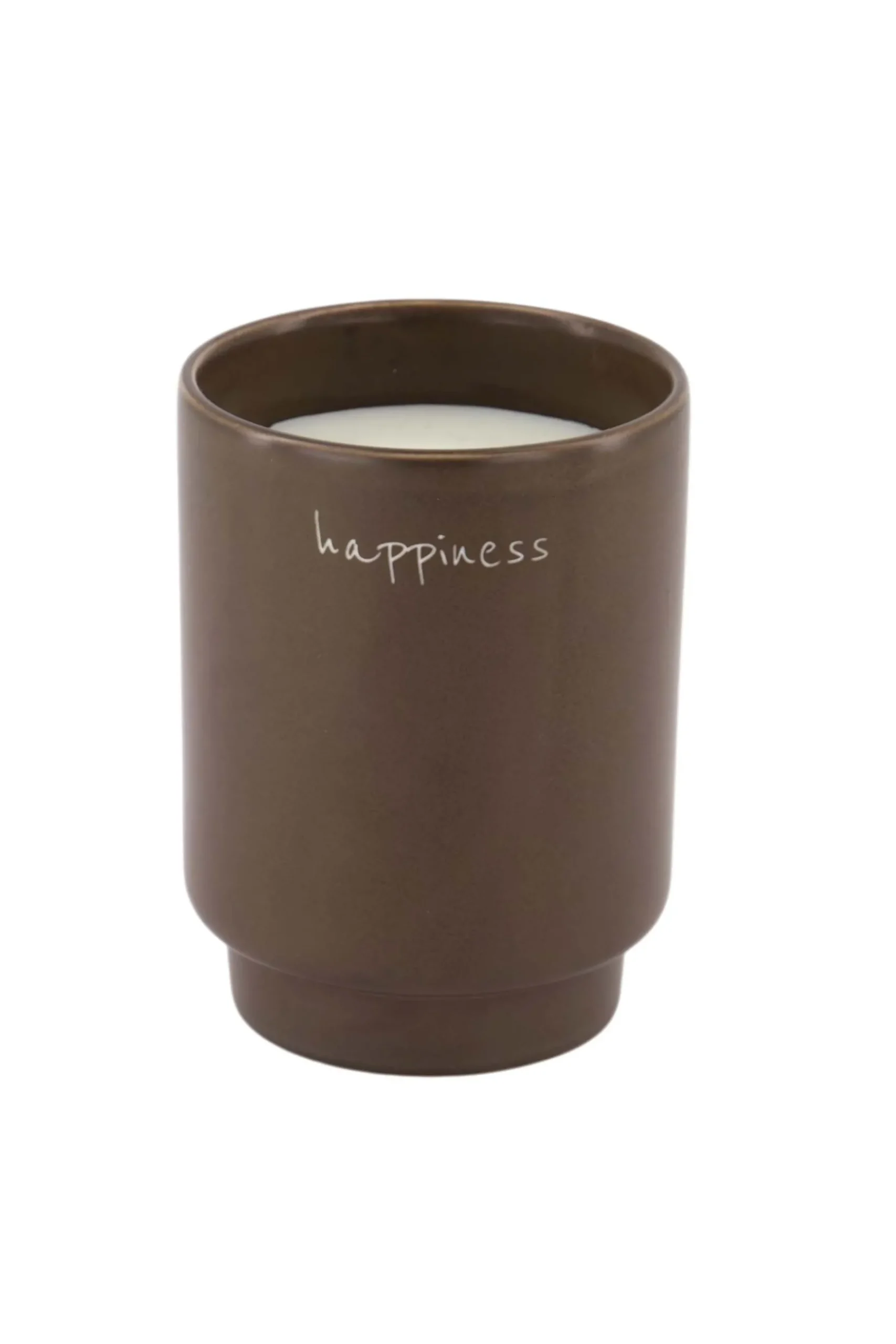 geurkaars keramiek happiness