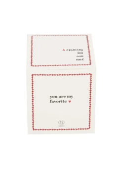 geurkaars keramiek in doosje favorite wit/rood