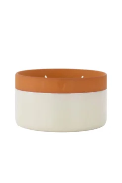 geurkaars L terracotta hartje