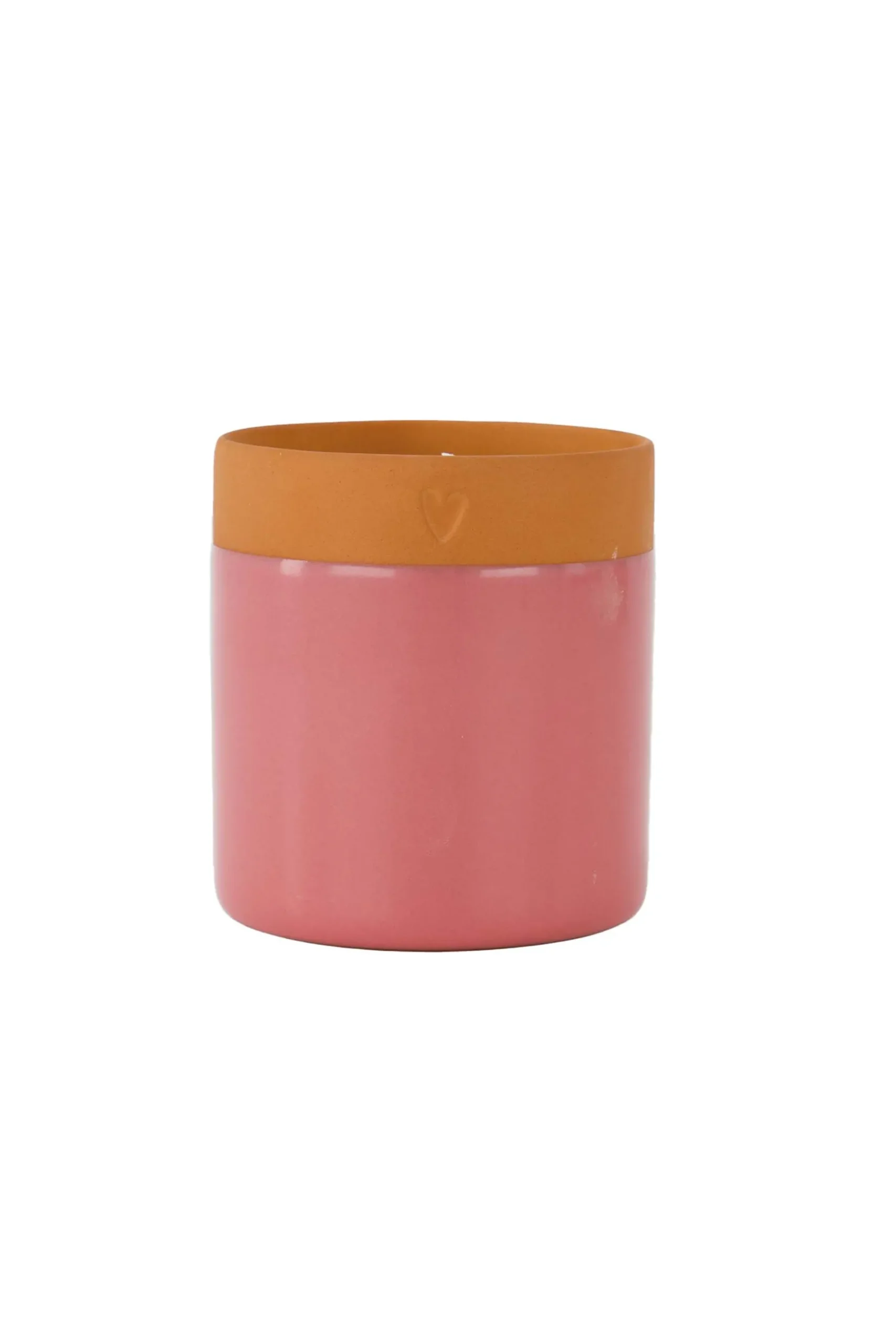 geurkaars terracotta hartje