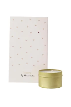 geurkaars tin in cadeauverpakking hoera lief klein wonder