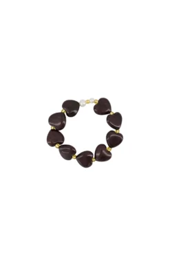 hart armband met parels