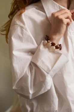 hart armband met parels