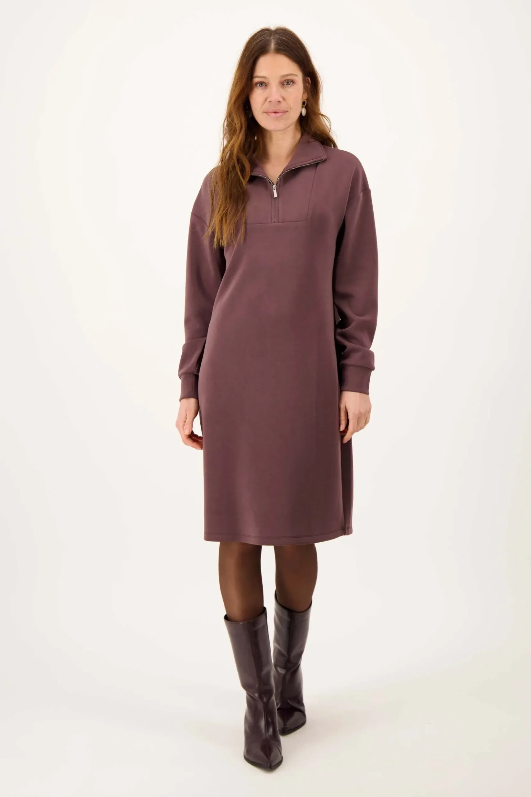jogger jurk met rits