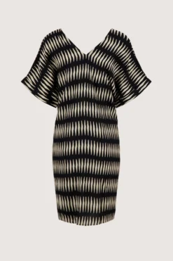 jurk met grafische print