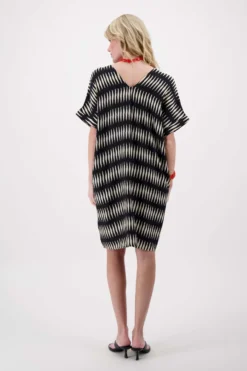 jurk met grafische print