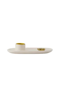 kandelaar keramiek met bloem