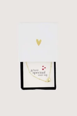 ketting hartje in schuifdoosje speciaal