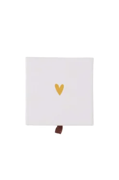 ketting hartje in schuifdoosje in je hart wit