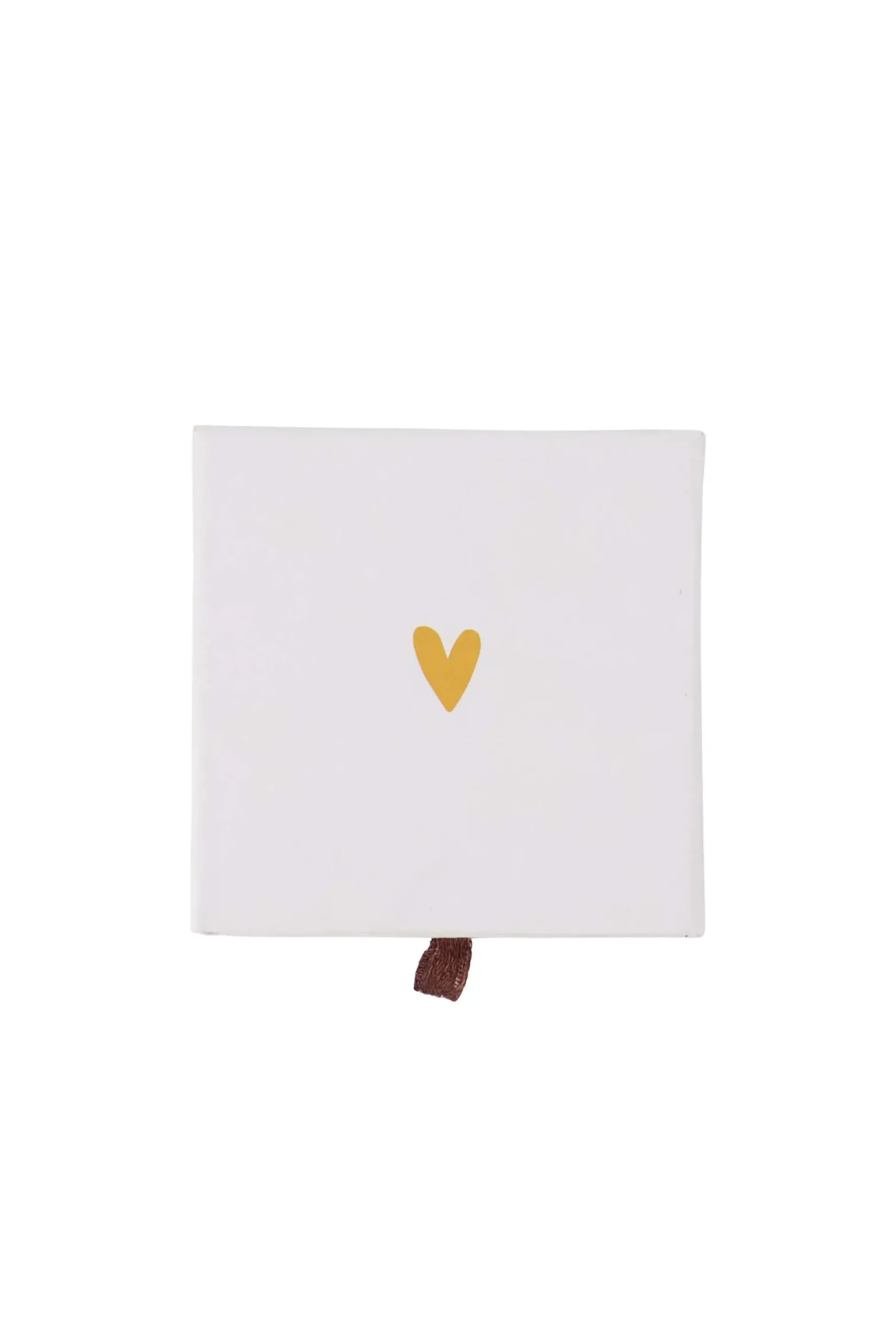 ketting hartje in schuifdoosje in je hart wit