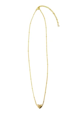 ketting hartje in schuifdoosje in je hart wit