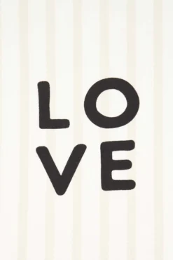 keukenset streep love hartje