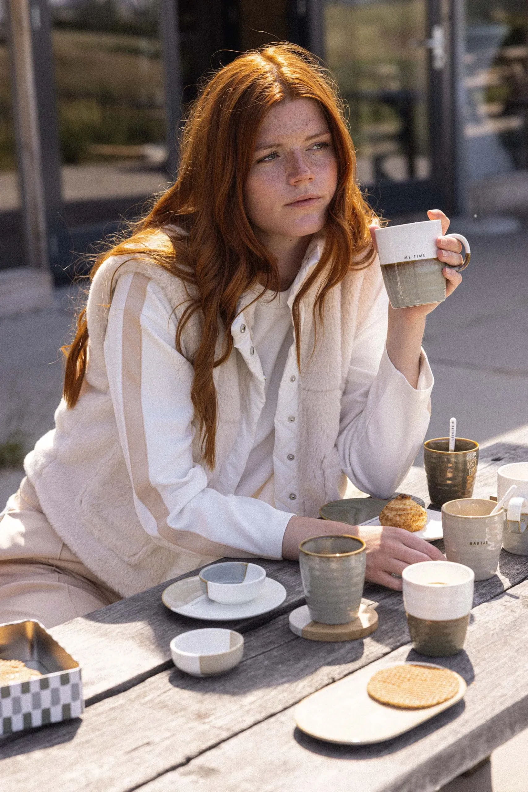 koffiemok darling grijsblauw