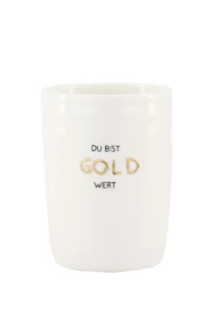 koffiemok du bist gold wert