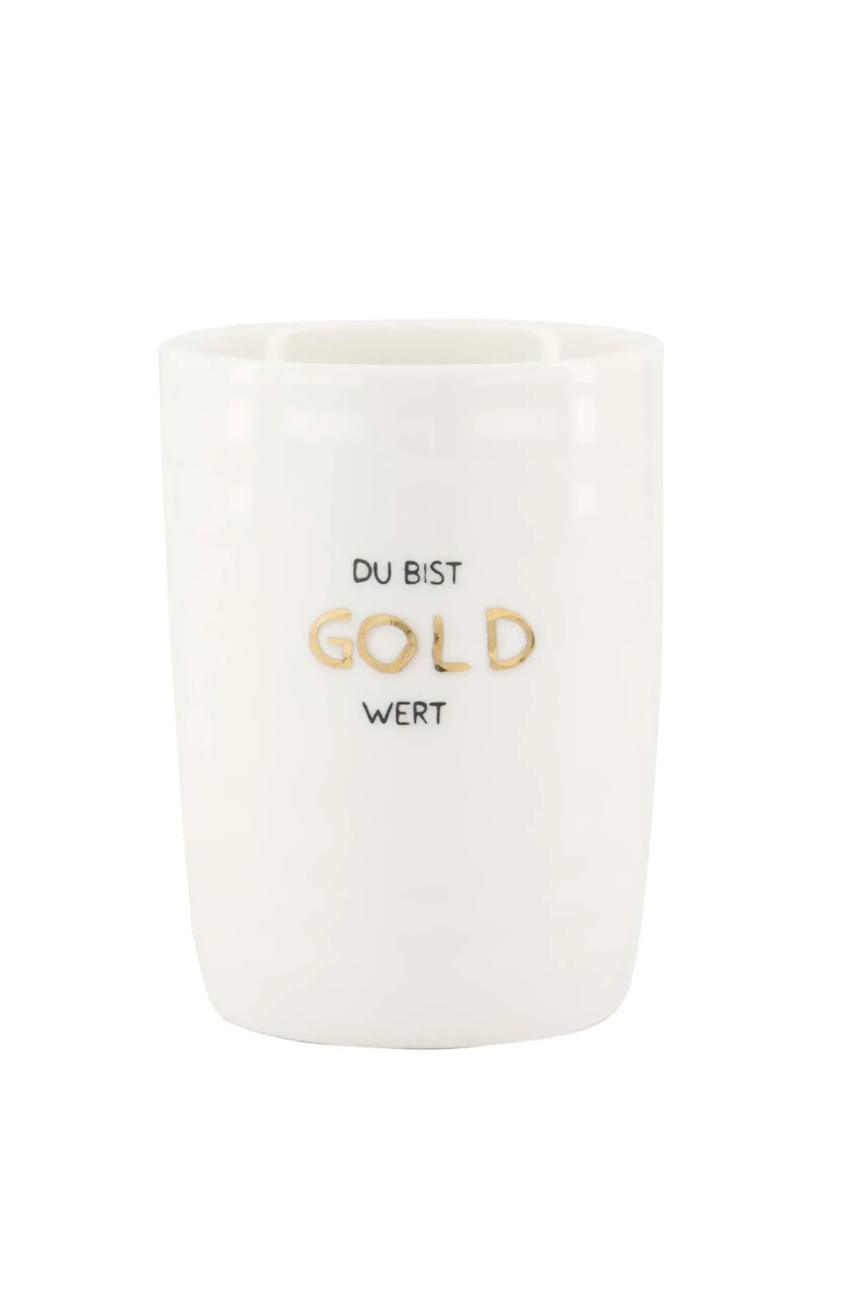 koffiemok du bist gold wert