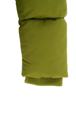 korte bubblecoat met teddy details