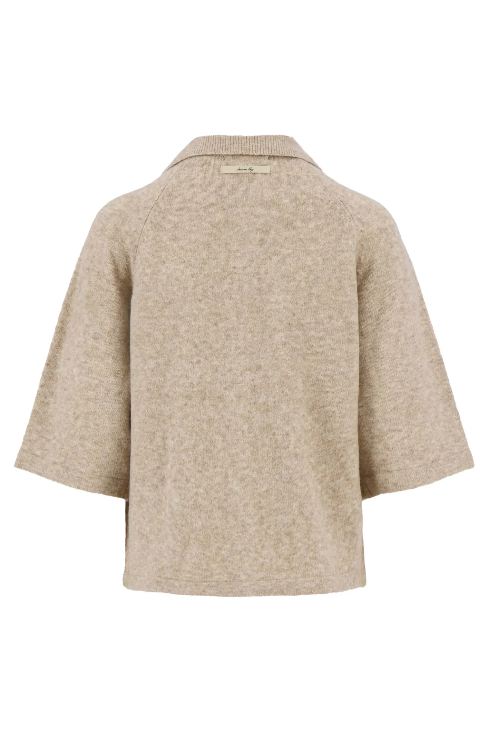korte mouw vestje met kraagje