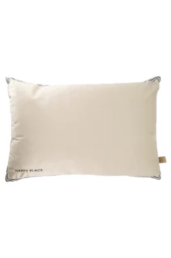 kussen velvet happy place 40x60cm