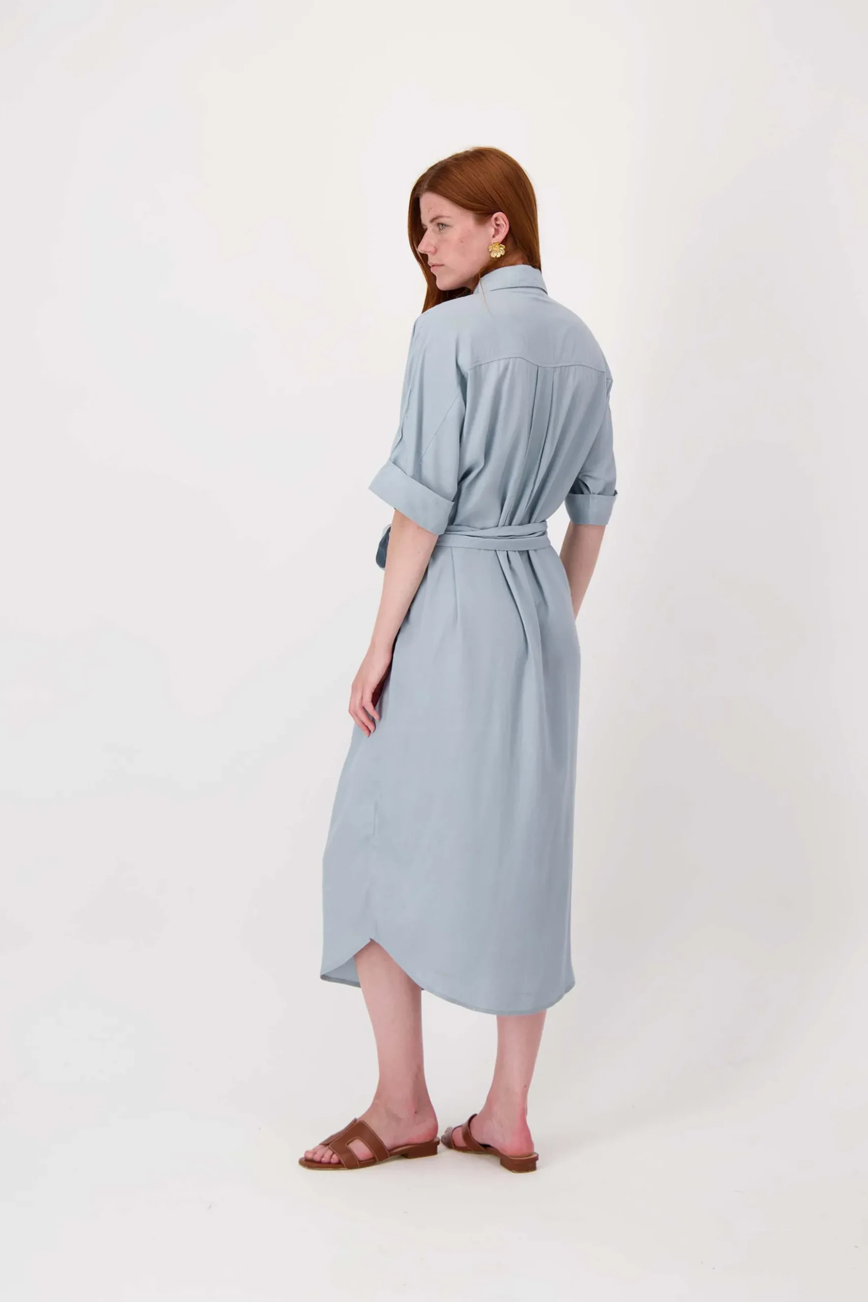 lange blouse jurk