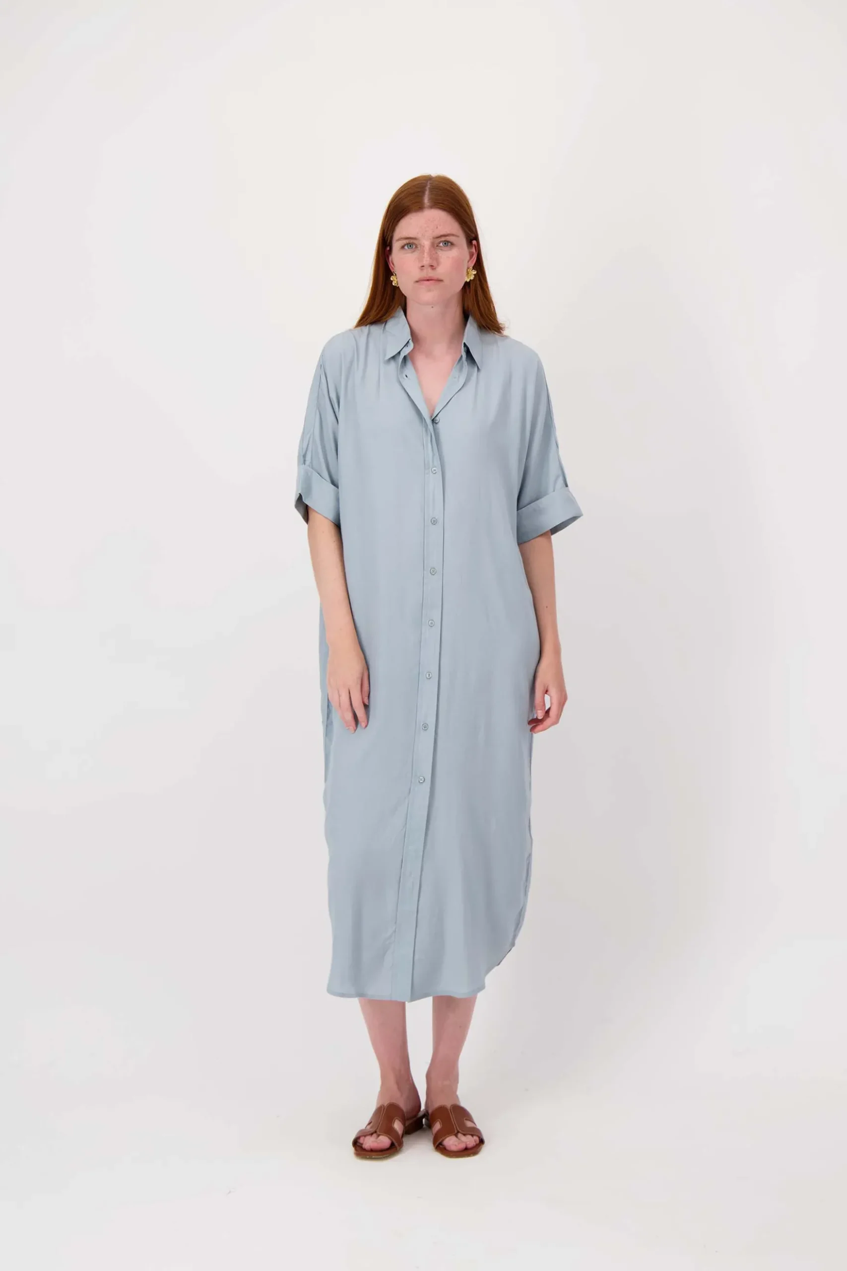 lange blouse jurk