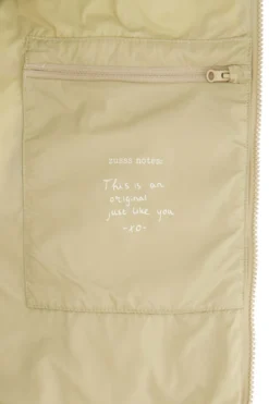 lange bubblecoat met teddy details