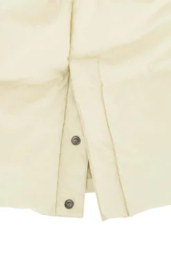 lange bubblecoat met teddy details