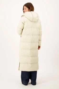 lange bubblecoat met teddy details