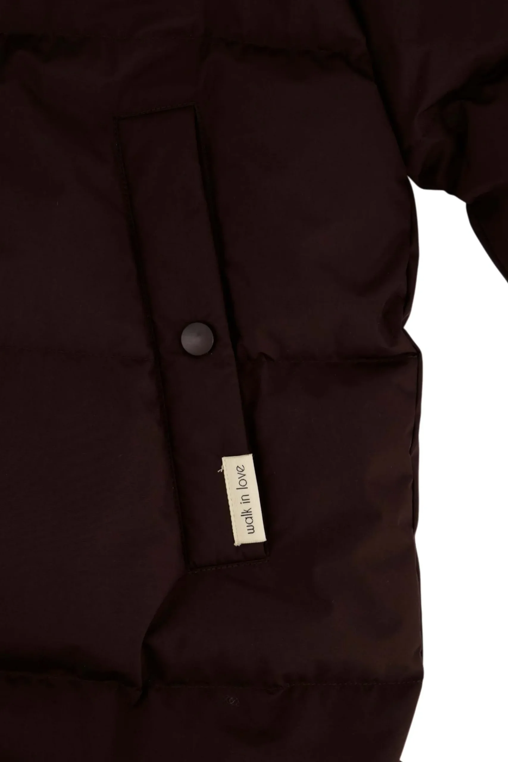 lange bubblecoat met teddy details