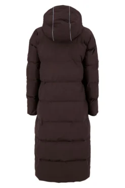 lange bubblecoat met teddy details