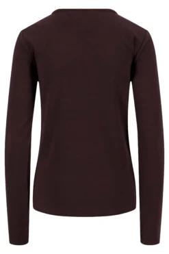 lange mouw boothals top