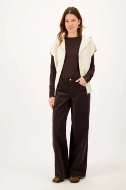 lange mouw boothals top