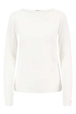 lange mouw boothals top