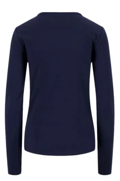 lange mouw boothals top