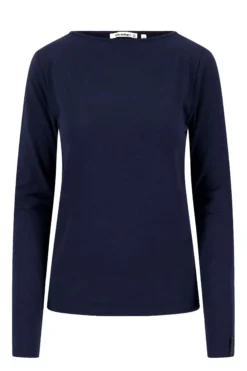 lange mouw boothals top