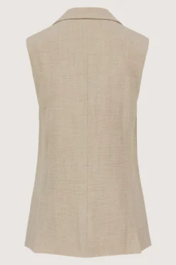 lang gilet met stretch