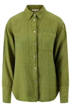 100% linnen lange blouse