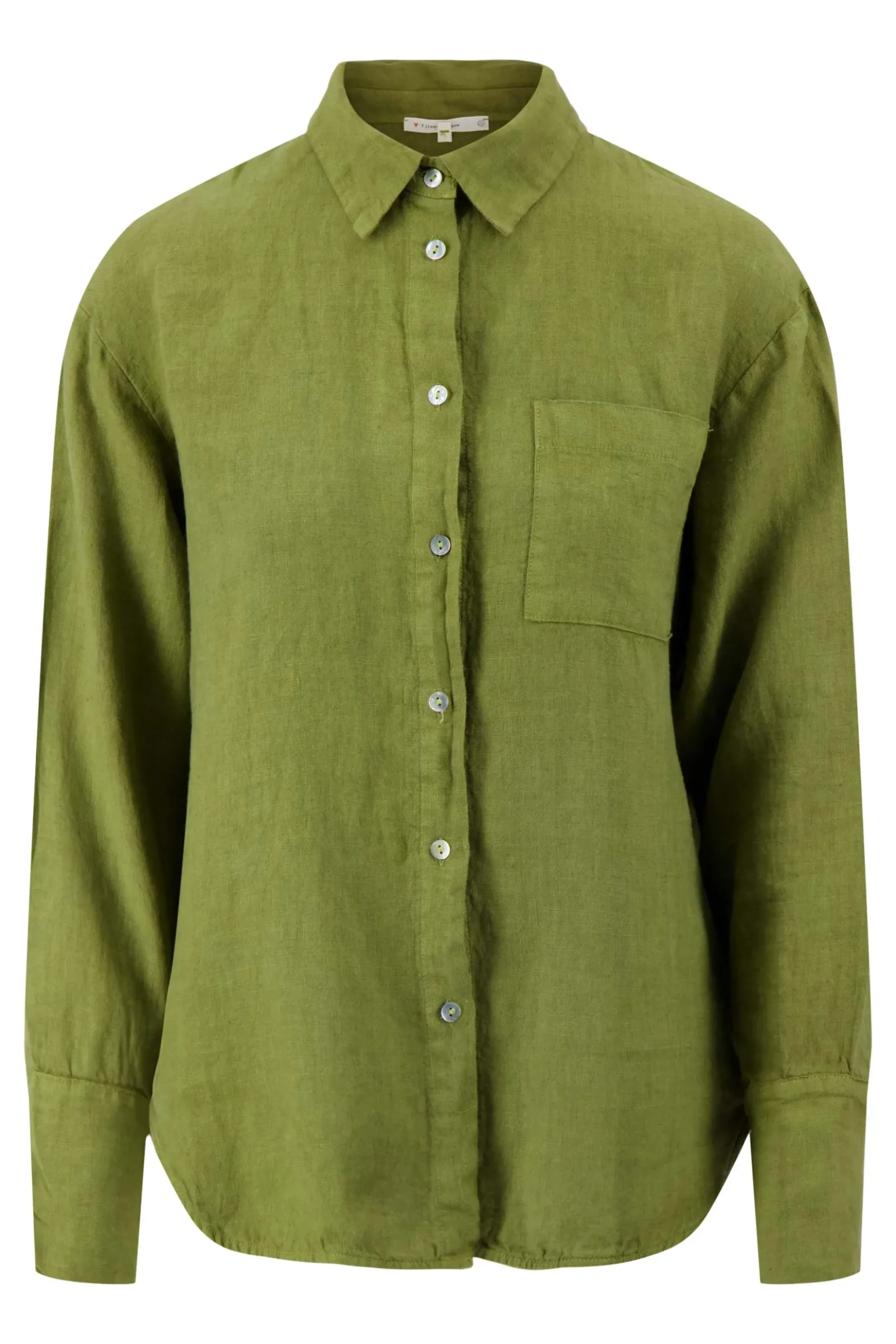 100% linnen lange blouse