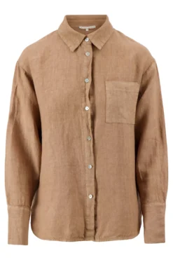 100% linnen lange blouse