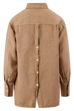 100% linnen lange blouse
