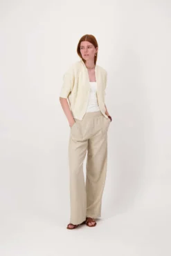 losvallende broek met stretch