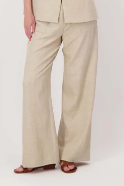losvallende broek met stretch