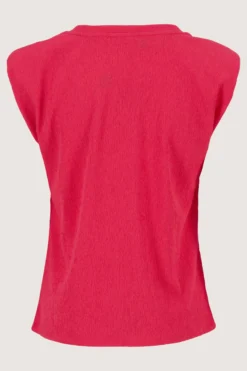 mouwloze crincle top