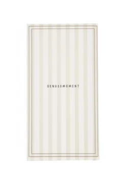 napkins rectangle heart love this day white / gold