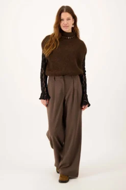 nette broek met glitter steentje