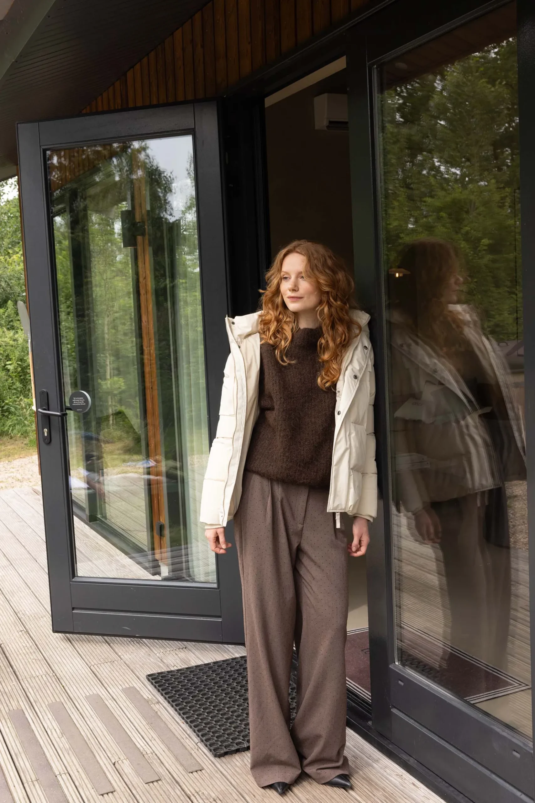 nette broek met glitter steentje