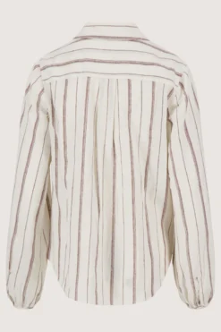 overslag blouse met streep