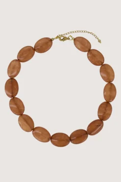 platte kralen ketting