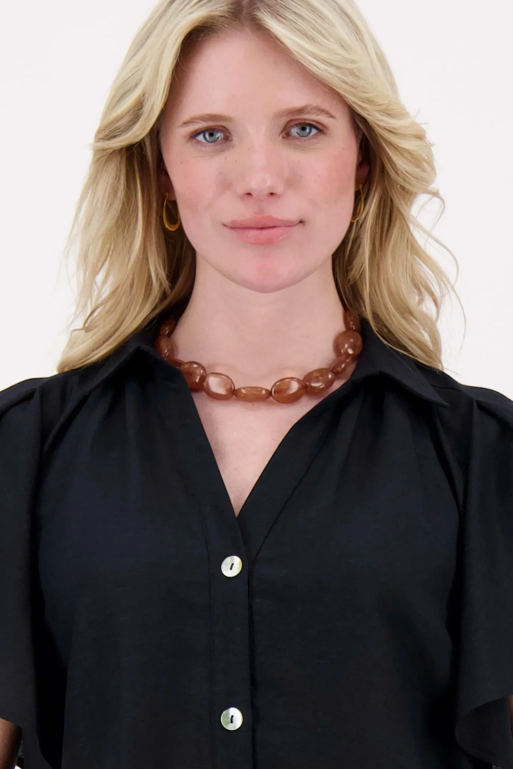 platte kralen ketting